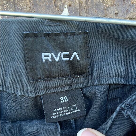 RVCA Men's Nature X Industry Black Casual Dress Pants Slacks 36 - Picture 7 of 15